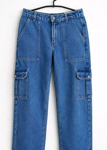 Women's Cargo Jeans 👖 | Waist 28 | Straight Fit