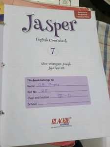 Jasper English Coursebook - Grade 7