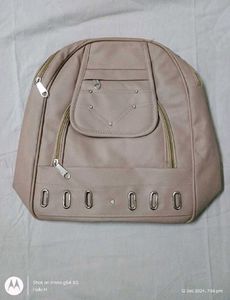 Stylish Beige Backpack