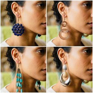 Combo 4 pairs Bohemian Statement Earrings Set