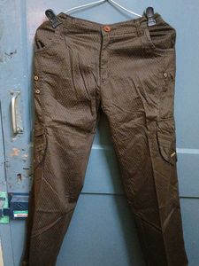 Cargo Pants with Polka Dots