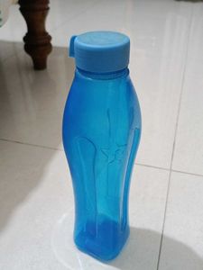Blue Plastic Water Bottle