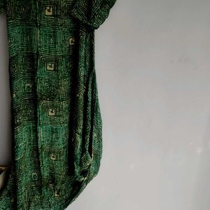 Designer green kurta
