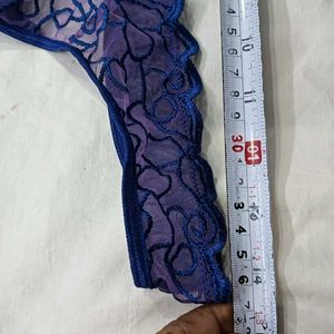 🪔 Lace Thong Panty with Charm