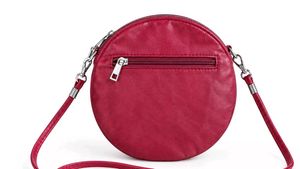 Cute Rose Round Crossbody Bag