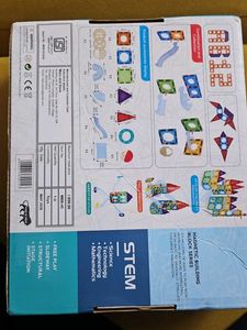 STEM Magnetic Tiles Rolling Ball Building Blocks