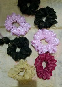 Pink Scrunchie Set 70 for 1