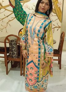 Brand new Beautiful Green &amp; Yellow Kurta Set