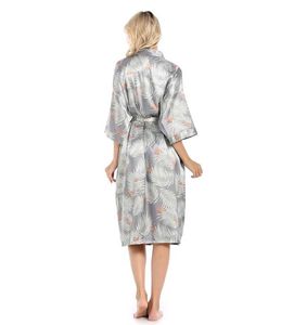 Silky Flamingo Print Robe 🎀✨️