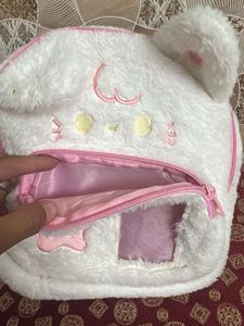 Cute Fluffy Cat Backpack for Kids