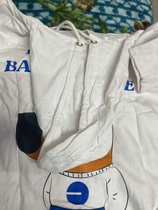 White Graphic Hoodie