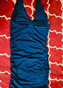 Stunning Ruched Halter Neck Dress