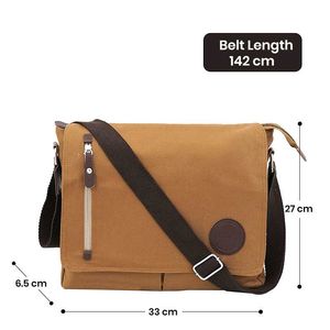 Canvas Messenger Bag