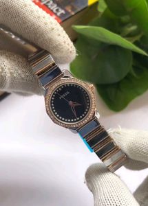 Fossil Watch with Crystal Bezel