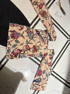 Floral Print Top &amp; Pants Set