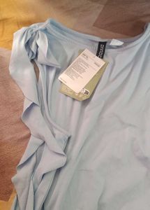 Baby Blue Ruffle Tank Top
