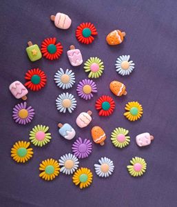 Cute Flower & Ice Cream Charms