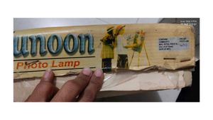 photo lump with lighting / home decor/