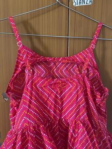 Bohemian Pink Bandhani Kurti