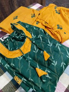 Kurta With Pant And Dupatta 💚