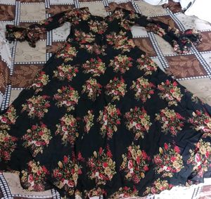 Floral Print Maxi Dress