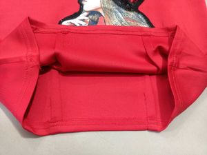 Chic Red Top with Sequin Embellishment