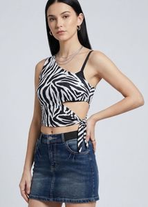 Cut Out Strip Top