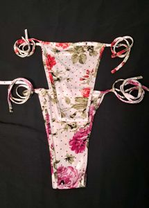 Floral Print Bikini Bottoms