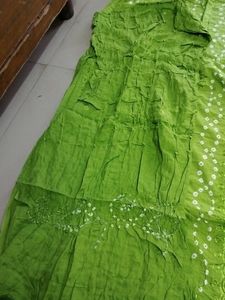 Brand New Bandhani Dress Material In Cotton