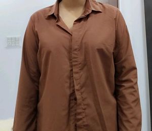 Roadster Brown Cotton Shirt 🤎✨