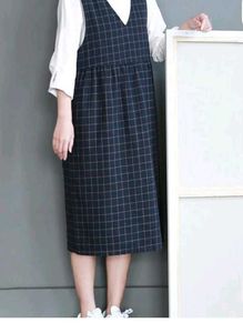 Korean Chic Plaid Pinafore Ulzzang dress