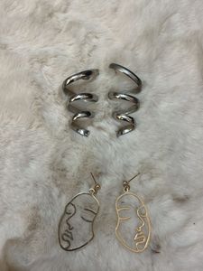 Spiral Statement Earrings - combo