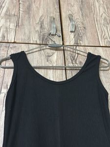 Classic Black Sleeveless Mini Dress