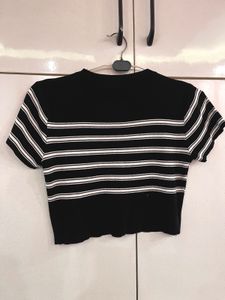 striped crop top