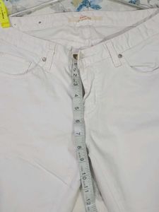White Slim Fit Jeans