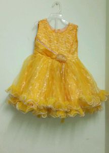 Beautiful Yellow Party Dress