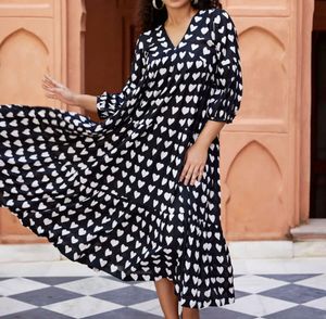 black maxi dress