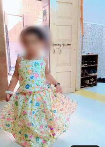 Beautiful Floral Print Dress for Girls