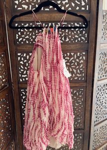 Zara Limited Edition Beaded Tie&amp;dye Mini Dress