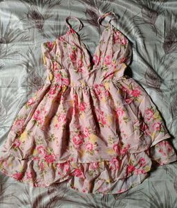 Floral Print Mini Dress
