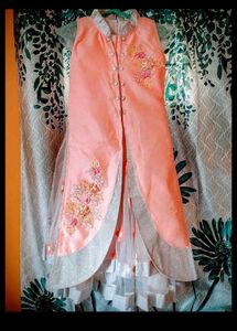 Beautiful Peach Party Dress