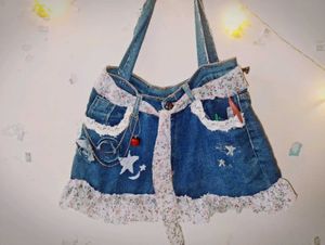 pinteresty handmade denim purse