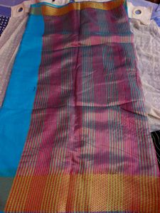 Unused Soft Blue Saree (Women's)
