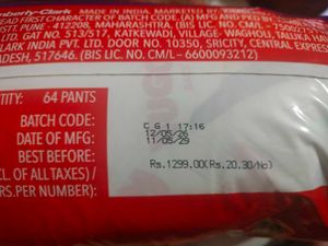 Huggies Wonder Pants Diapers L size
