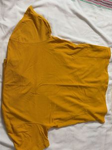 Zudio Mustard Yellow Polo T-Shirt