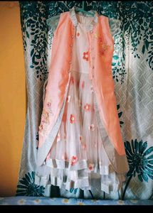 Beautiful Peach Party Dress