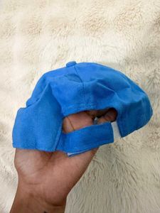 Blue Baseball Cap with Logo