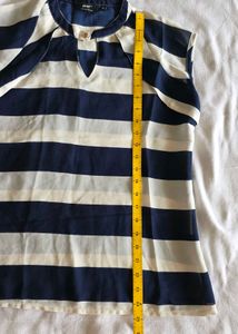 Classic Navy &amp; White Striped Top