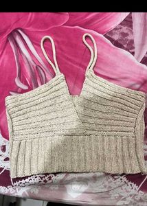 lowest - Ribbed Knit Crop Top