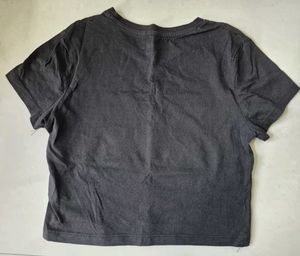 Black Fruit Print Graphic T-Shirt